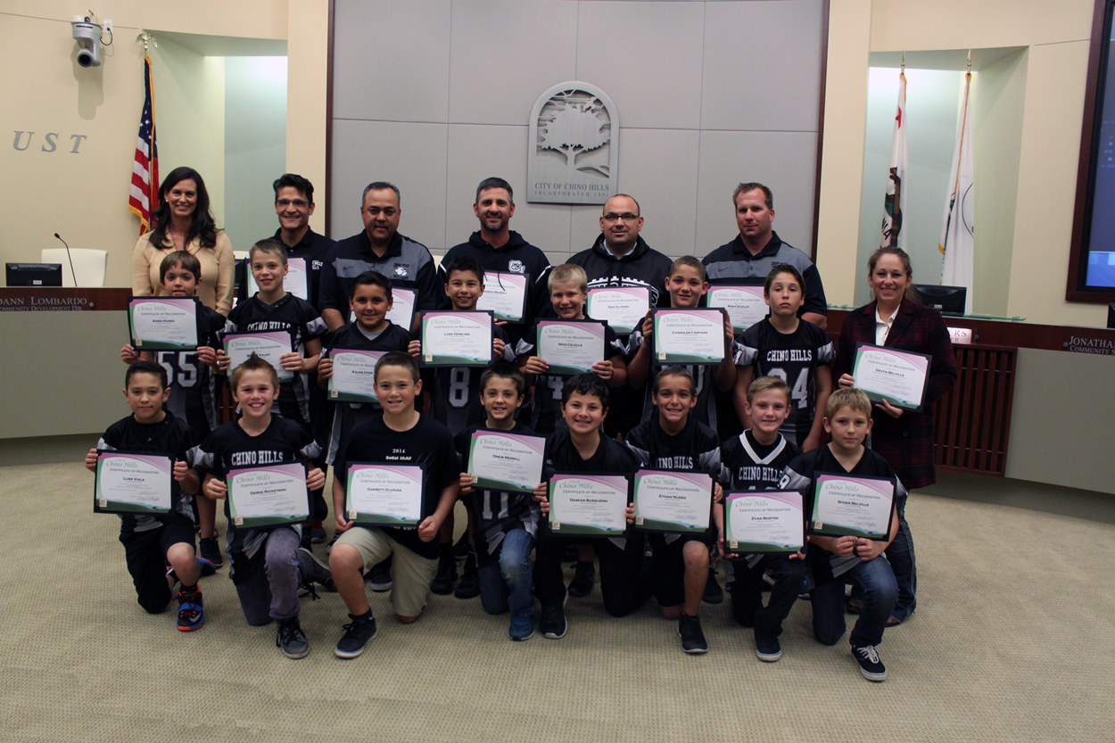 Chino Hills Bulldog Junior All American Football Team Micro 1 Division